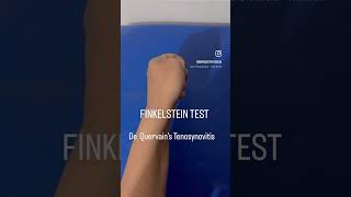 Finkelstein Test physiotherapy physicaltherapy video viralvideo [upl. by Lizbeth]