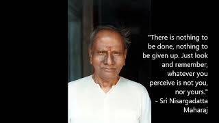 Sri Nisargadatta Maharaj  an quotI Am Thatquot Meditation 4  Advaita  Vedanta [upl. by Ameline805]