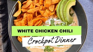 Crockpot DinnerWhite Chicken Chili [upl. by Pogue]