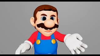 Mario Emotional damage animation [upl. by Yhtuv]