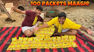 Distributing 100 packets of Maggie noodles ❤️ The Helping Roamers [upl. by Fraya]