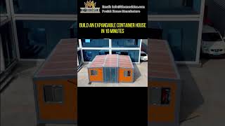 Build an expandable container house in 10 minutescontainerhouse [upl. by Anawahs]