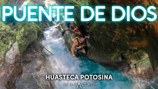 PUENTE DE DIOS  HUSTECA POTOSINA  ¿CÓMO LLEGAR  ¿QUÉ SE HACE 📍San Luis Potosí sebitastrip [upl. by Lehplar]