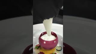 Presenting Fragrance a plated dessert by Chef lim c kheng at APCA Malaysia [upl. by Nirra]