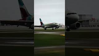 Eurowings A320 Landing in Prague [upl. by Chandal]