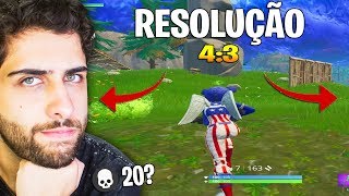 COMO COLOCAR SEU FORTNITE 43 RESOLUÇÃO ESTICADA  Fortnite Battle Royale [upl. by Acirtal519]