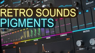 Making Retro Sounds Arturia Pigments 4 Sound Design Tutorial [upl. by Lelith]