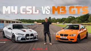 ULTIMATE BMW TRACK SHOOTOUT  New M4 CSL vs E92 M3 GTS  Hot Laps Drifting  Ben Collins  4K [upl. by Nitsirc]