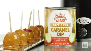 How to Make Caramel Apples Using Carnival King Caramel Apple Dip [upl. by Yedok]