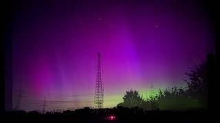 Perseiden Aurora Borealis Nordlichter Polarlichter Deutschland August 2024 12082024 [upl. by Shore]