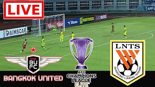 Shandong Taishan vs Bangkok United AFC Champions League  แบงค็อก ยูไนเต็ด ถ่ายทอดสด gameplay pes21 [upl. by Glaab]