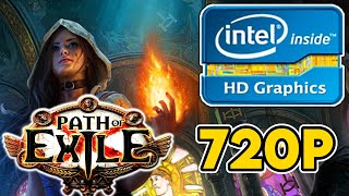 Path of Exile  Intel HDUHD 520530620630  i3 7100 Performance Test  720p Low Settings [upl. by Imogen]