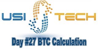 USITech  Long Term Invest  Day  27  Calculation  Cryptony [upl. by Elinnet34]