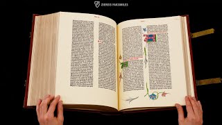 GUTENBERGS BIBLE  THE 42 LINED BIBLE  Browsing Facsimile Editions 4K  UHD [upl. by Thacker]