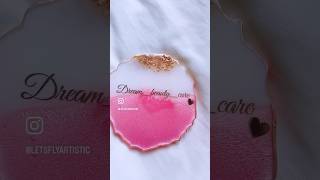 Resin coasters tutorial video resinartist tutorialyoutube youtubeshorts handmadecraft coaster [upl. by Bausch]