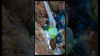 Found Rare stone Crystal While Digging crystal crystalstone gemstone stone quartz opal [upl. by Asiuqram]