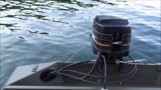 16 Bass Tracker Mercury 35 HP on the lake [upl. by Alletniuq]