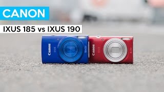 Canon PowerShot ELPH 180 vs Canon PowerShot ELPH 190  IXUS 185 vs IXUS 190 cheap vlogging camera [upl. by Einitsed]