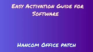 Downloading Hancom Office StepbyStep Instructions [upl. by Evyn]