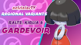 Regional Ralts Kirlia amp Gardevoir Showcase pokemon fakemon fakedex [upl. by Vel]