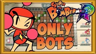 Super Bomberman R  Only 7 Bots  Who is the strongest   Nintendo Switch Gameplay [upl. by Popelka]