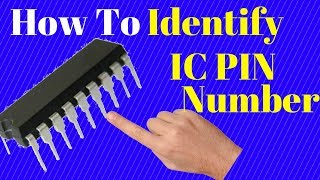 how to identify ic pin number [upl. by Nosbig]