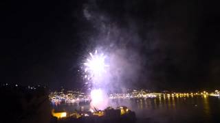 quotFiesta de San Ciriacoquot  Festive Fireworks  Ibiza2015 08082015 [upl. by Nylleoj]