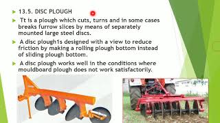 Study of MB Plough Study of disc plough Subsoiler Engg 232 [upl. by Ebby]