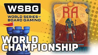 Ra World Championship  World Series of Board Gaming 2024 [upl. by Aihsenat]