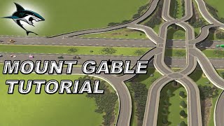 Tutorial Building a Diverging Diamond Interchange on Cities Skylines console [upl. by Allimrac757]