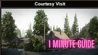 Courtesy Visit Escape From Tarkov Under a Minute Guide Jaeger Shorline eft [upl. by Shaer]