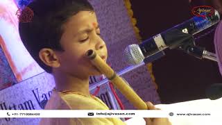 Master Anirban Roy  Flute Player  Vasantotsav 2018  Ajvasan [upl. by Arsuy233]