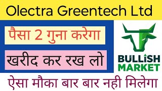 OLECTRA GEERNTECH LTD SHARE NEWS  NEXT TARGET  LATEST NEWS  STOCK ANALYSIS olectragreentech [upl. by Kcirredal]