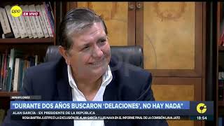 Entrevista completa  Alan García quotDurante años buscaron Delaciones no hay nadaquot [upl. by Tate]