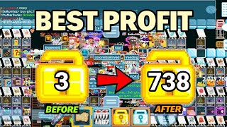 BEST WAY TO PROFIT IN GROWTOPIA 2024 🤑  Growtopia Profit  Growtopia [upl. by Whitcher]