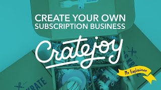 CREATE A SUBSCRIPTION BUSINESS  CRATEJOY [upl. by Cassy632]