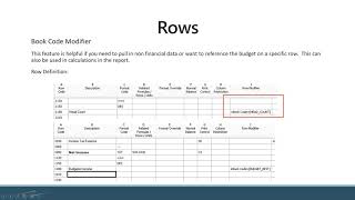 How to Use Rows in Management Reporter [upl. by Leanatan830]