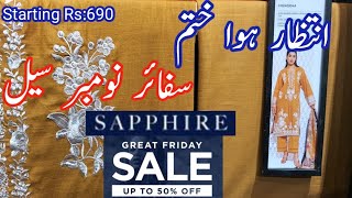 Sapphire Bright Friday Sale UpTo 50 Off Starting Rs 690November 16 2024 [upl. by Belden267]