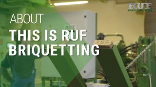 RUF briquetting systems amp briquetting presses – Video [upl. by Susanne310]