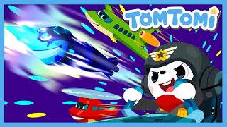 Zoom Zoom Going Round and Round🚁✈️🚀🛰  Who can fly the highest  Craft Song  Kids Song  TOMTOMI [upl. by Shelby]