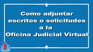 Mejor Tutorial Subir escritos Poder Judicial en 2 minutos [upl. by Divadleahcim]