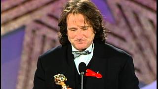 Robin Williams receives the Cecil B DeMille Award HFPA Exclusive [upl. by Adabelle]