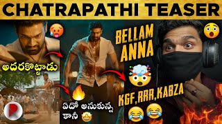 Chatrapathi Teaser  Reaction  BellamKonda Sai Sreenivas  Chatrapathi Trailer  RatpacCheck [upl. by Vilberg375]