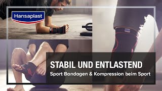 Sport Bandagen amp Kompression beim Sport  Hansaplast [upl. by Erinna]