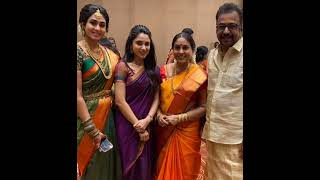 Actress Saranya ponvannan daughter marriage photos album [upl. by Ute]