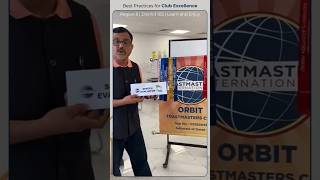 District 105  Best Practices for Club Excellence  Orbit Toastmasters Club [upl. by Giuditta344]