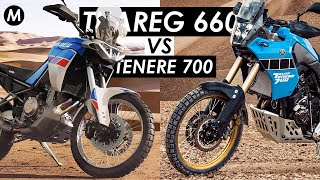 New 2021 Aprilia Tuareg 660 vs Yamaha Tenere 700 Which Is Better [upl. by Akimyt]