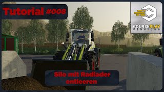 LS19 Courseplay Tutorial Teil 8  Silo mit Radlader entleeren  FS19  2021 [upl. by Ahsirek]