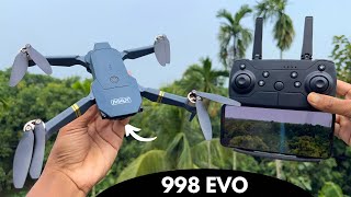 Best Budget Brushless Motor Drone  998 EVO Drone 🔥 [upl. by Conrado]