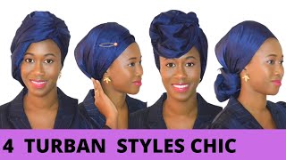 4 Tuto Foulard simple  Turban style tutorial  moussor hijab [upl. by Friday]